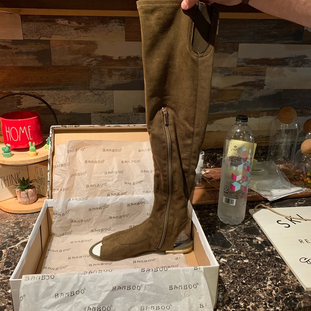 Brown suede sandal boots!!! - Picture 9 of 13
